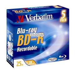 5x Blu-ray BD-R 25GB (2x) JC